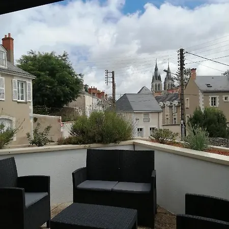Apptt Renove Bien Situe Parking Terrasse Velos Blois Exterior foto